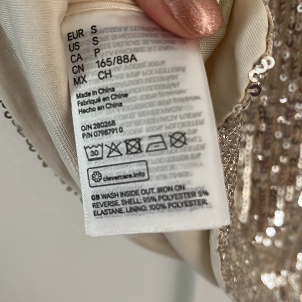 NWOT H&M Sequin Top - Picture 5 of 5